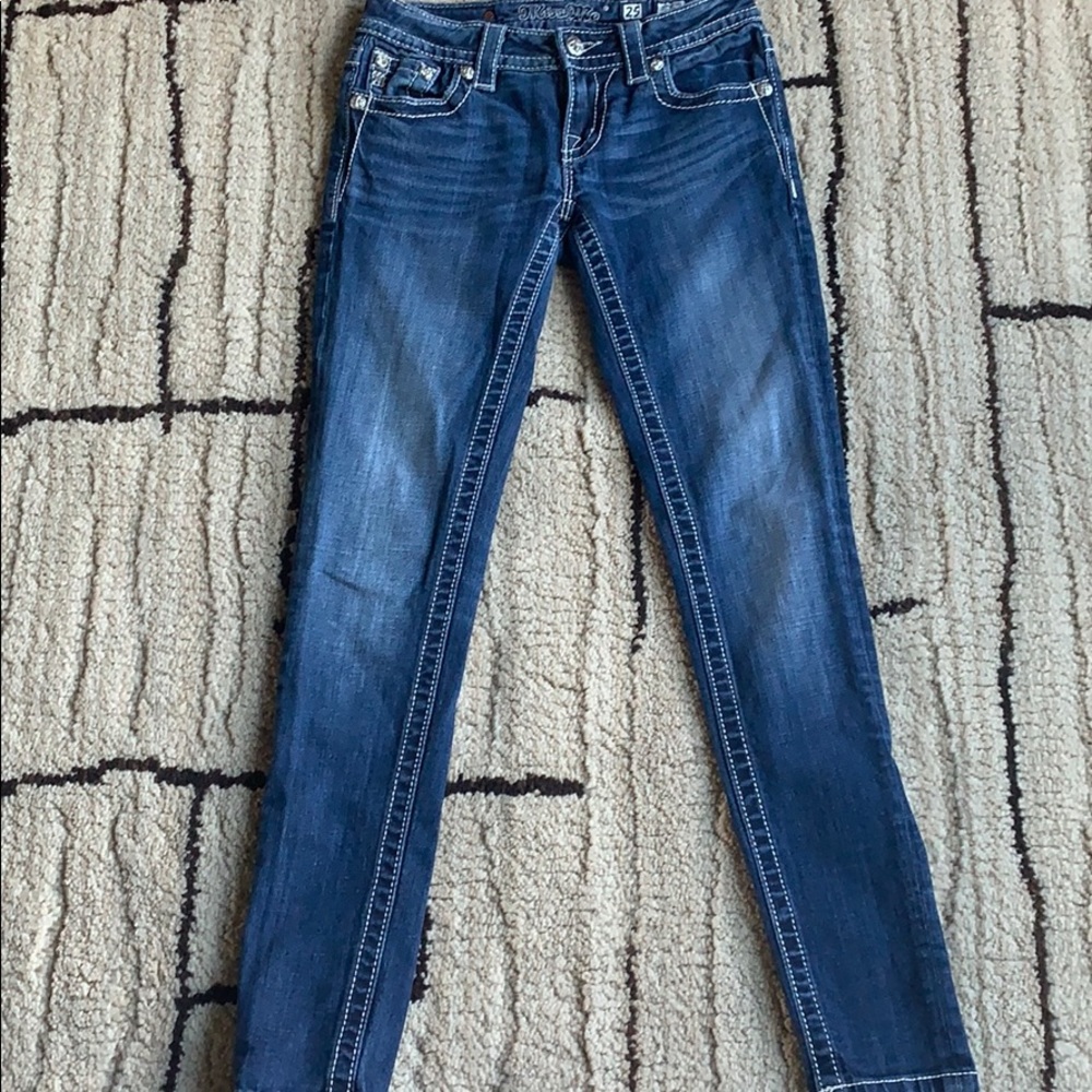 Miss Me size 25 skinny jeans